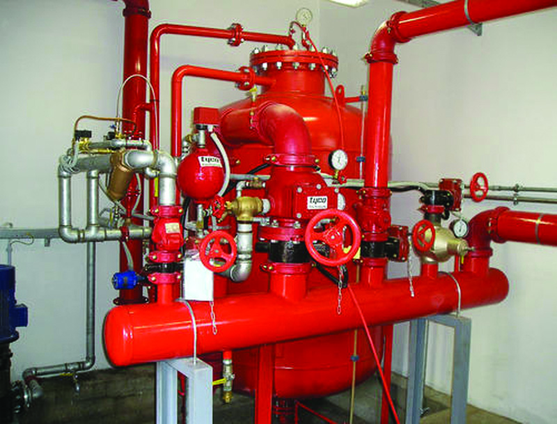 Design and Study of Fire Fighting and Alarm systems